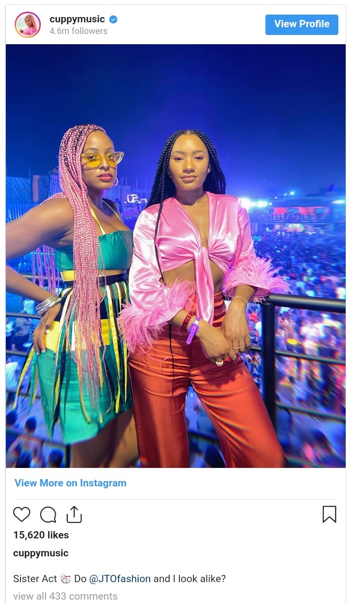 DJ Cuppy And Temi Otedola In New Photo (3)