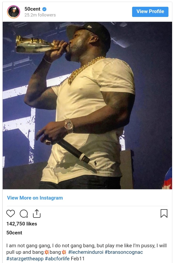 Michael Blackson Mocks 50 Cent Over Tit*#es Photo (2)