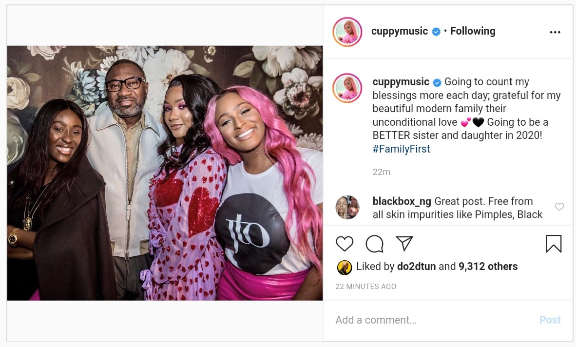 DJ Cuppy Shares Family Photo (2)