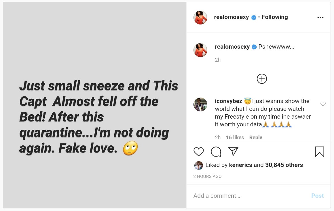 How Omotola Jalade's Husband Reacted Just Because She Sneezed (2)