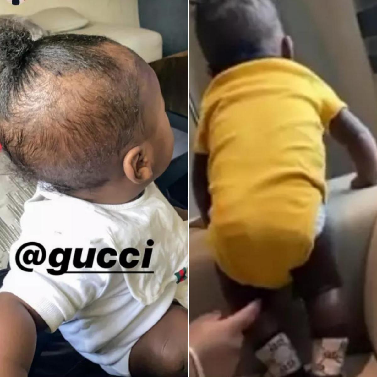 Davido’s Son Ifeanyi Rocking Gucci D&G