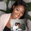 Omotola Jalade And Husband Cuddling Baby Meraiah