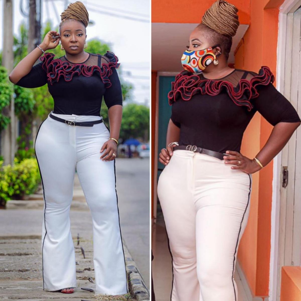 Anita Joseph Called Local For Dressing With Face Mask