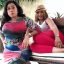 Moyo Lawal Bolanle Ninalowo Wife Bunmi Pose Together