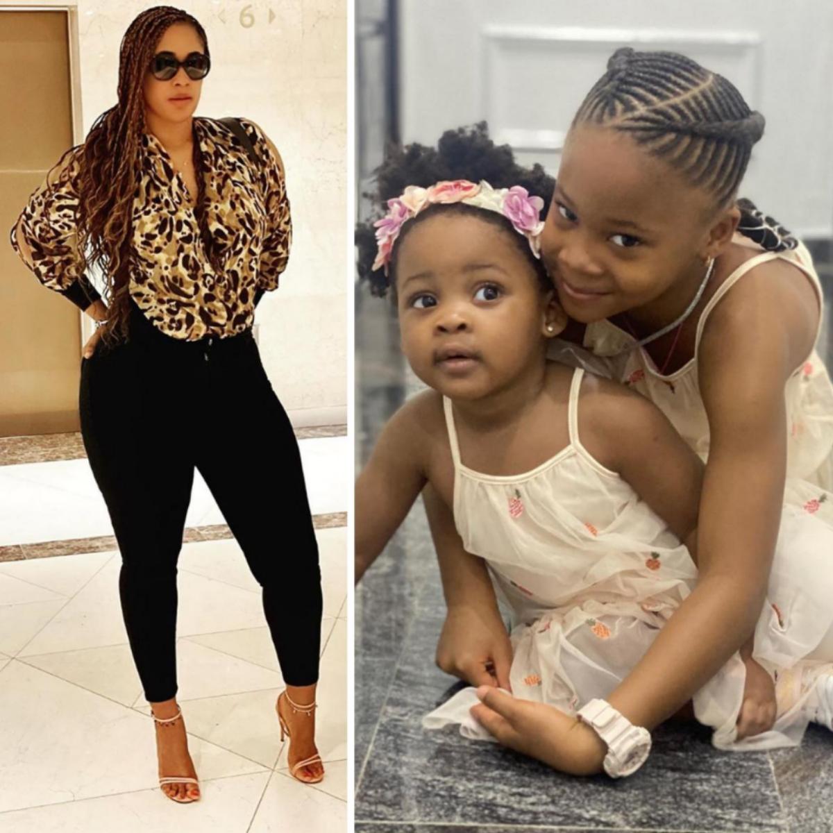 Sandra Okagbue Shares Adorable Photos Of Her And Flavour's Daughters To ...