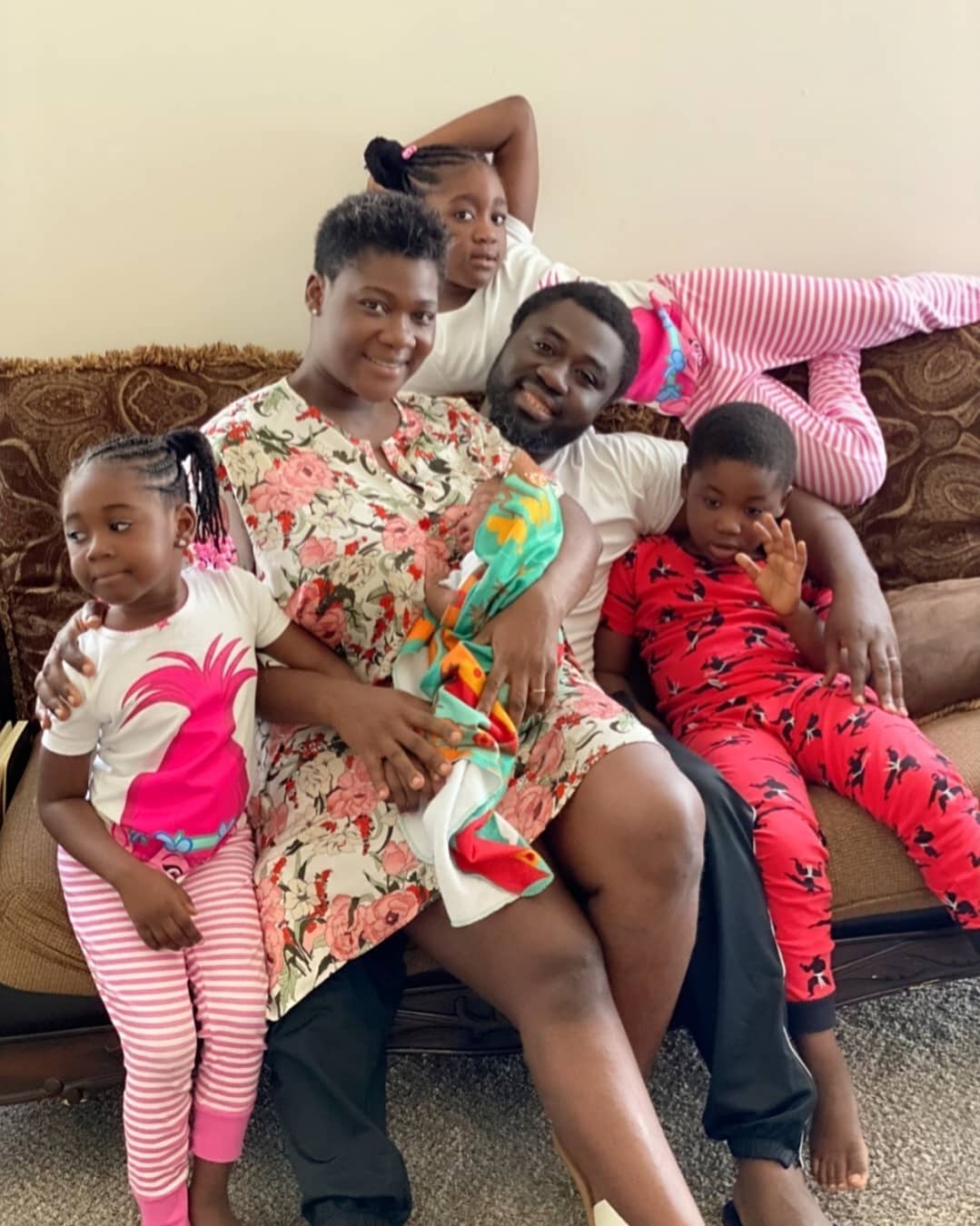 Mercy Johnson Family Photos Including Herself Husband 4 Children