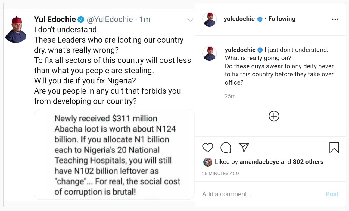 Do Our Leaders Swear To Any Deity Never To Fix This Country Yul Edochie (2)