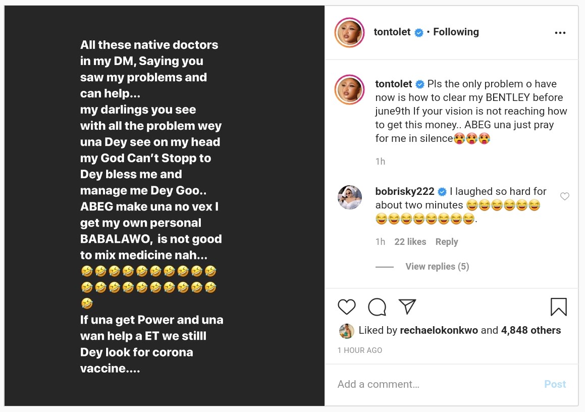 Tonto Dikeh Blasts Native Doctors (2)