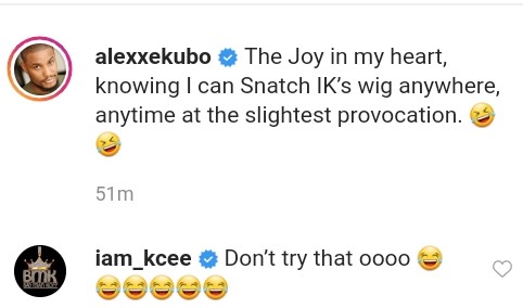 Alexx Ekubo Kcee Poke Fun Ik Ogbonna New Hairstyle (2)