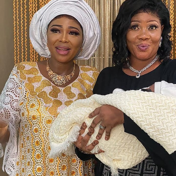 Segun Ogungbe And Wives Christen Their Son Obafemi (3)