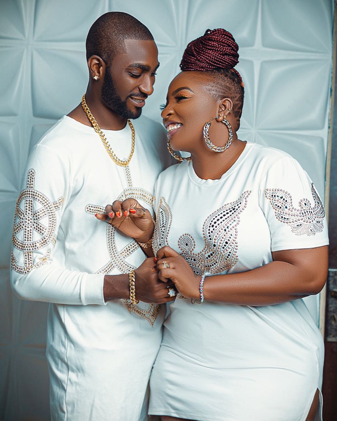 Anita Joseph And Husband Fisayo Michael MC Fish 3rd Wedding Anniversary (3)