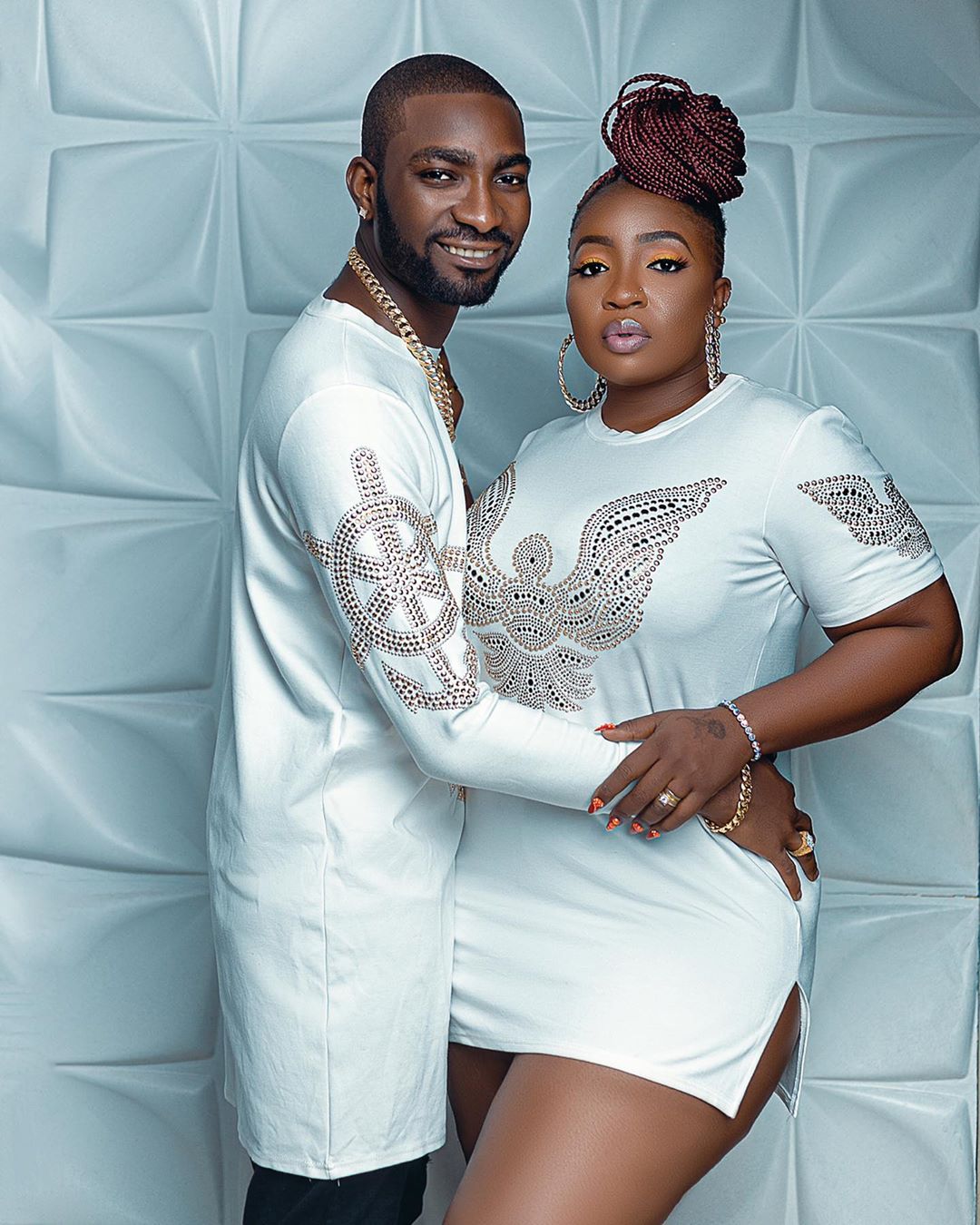 Anita Joseph And Husband Fisayo Michael MC Fish 3rd Wedding Anniversary (2)