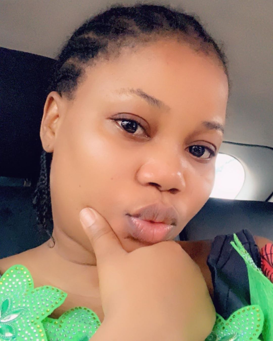 Makeup-Free Seyi Edun Flawless Skin