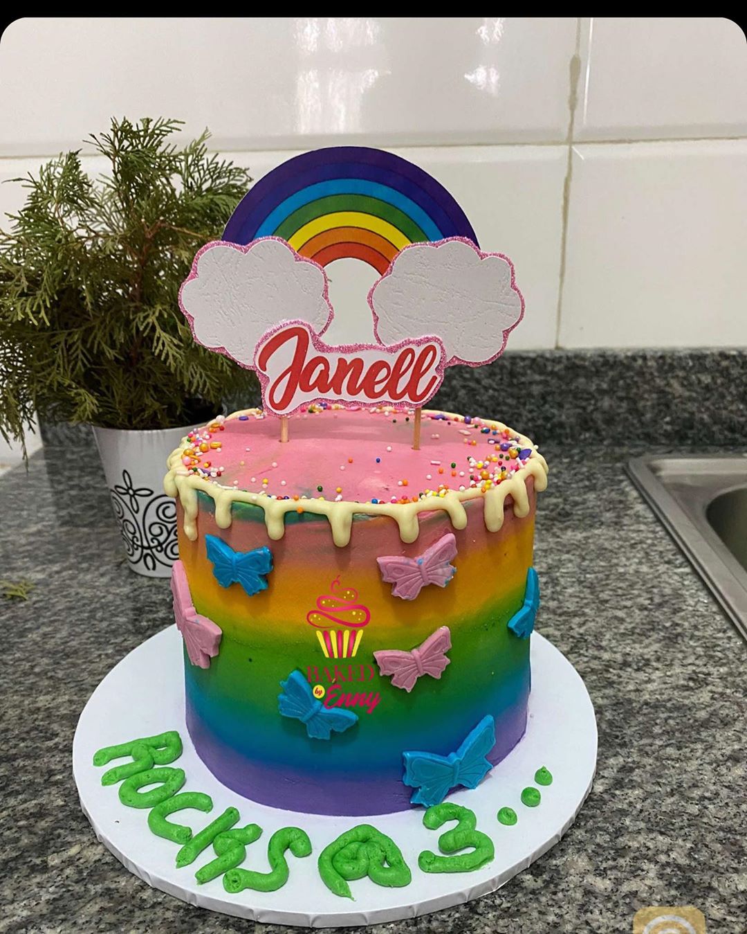 Bukola Adeoye Daughter Janell 3rd Birthday Cakes (3)