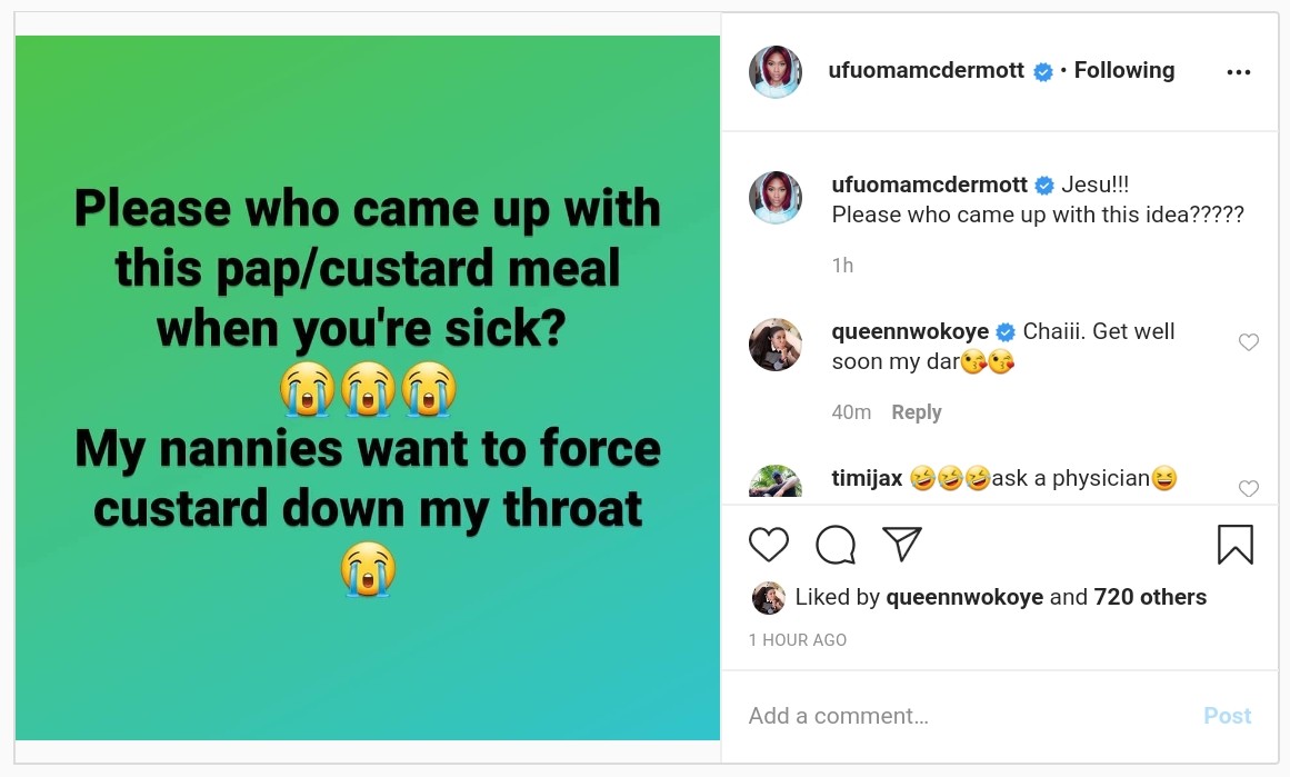 Nannies Try To Force Pap Custard Down Sick Ufuoma McDermott Throat (2)