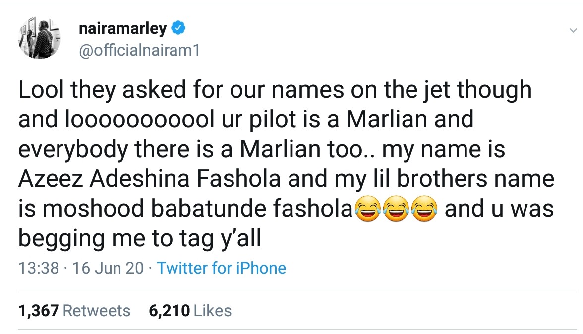 Naira Marley Reacts ExecuJet