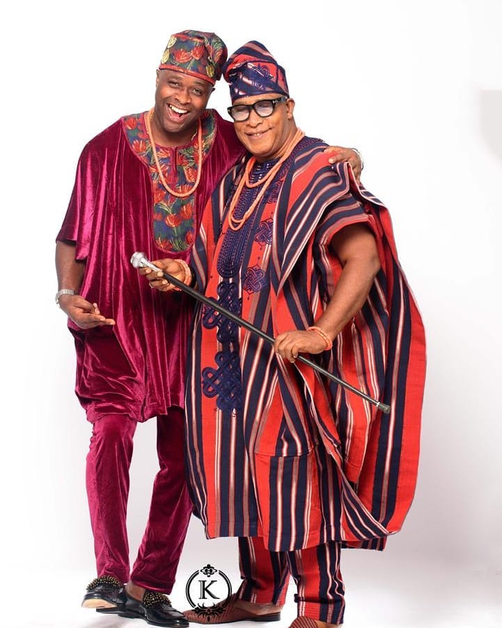 Femi Adebayo And Adebayo Salami Traditional Attires