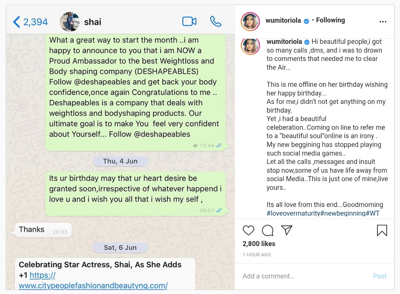 Wumi Toriola Slams Seyi Edun For Not Wishing Happy Birthday (2)