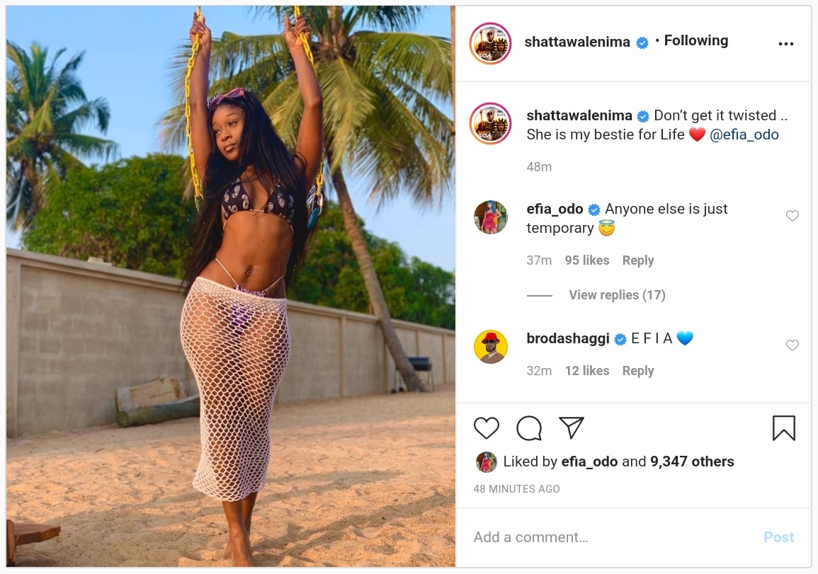 Efia Odo Is My Bestie For Life Shatta Wale (2)