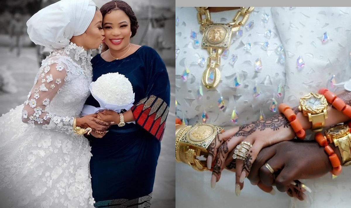 Lizzy Anjorin Kisses Seyi Edun At Her Traditional Wedding Ceremony Watch Adeniyi Johnson S Wife Dance Photos Video Amebo Book Lizzy Anjorin Kisses Seyi Edun At Her Traditional Wedding Ceremony