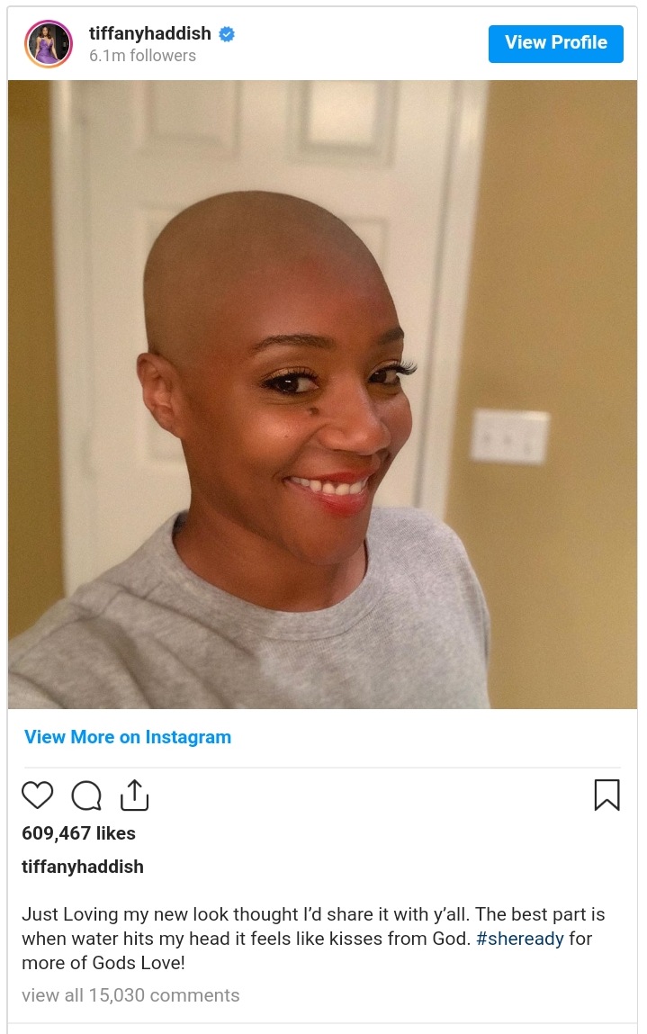 Tiffany Haddish Bald Look (2)