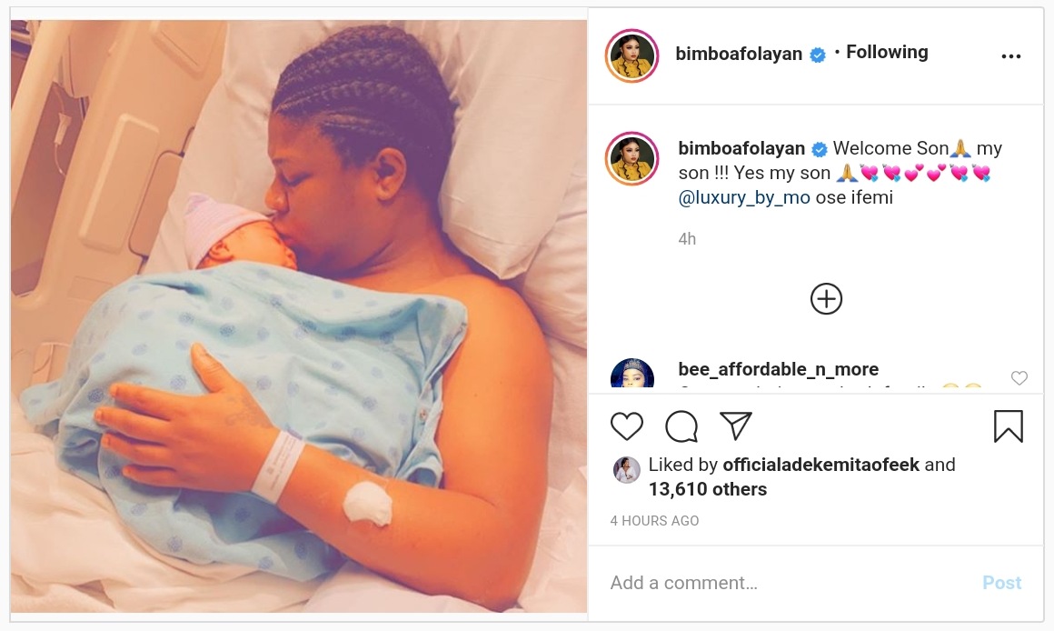 Bimbo Afolayan Celebrates Birth Of Sister's Son (2)