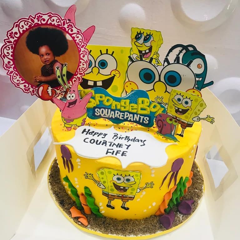 Ronke Odusanya's Daughter Fife 1st Birthday Cakes (2) Amebo Book