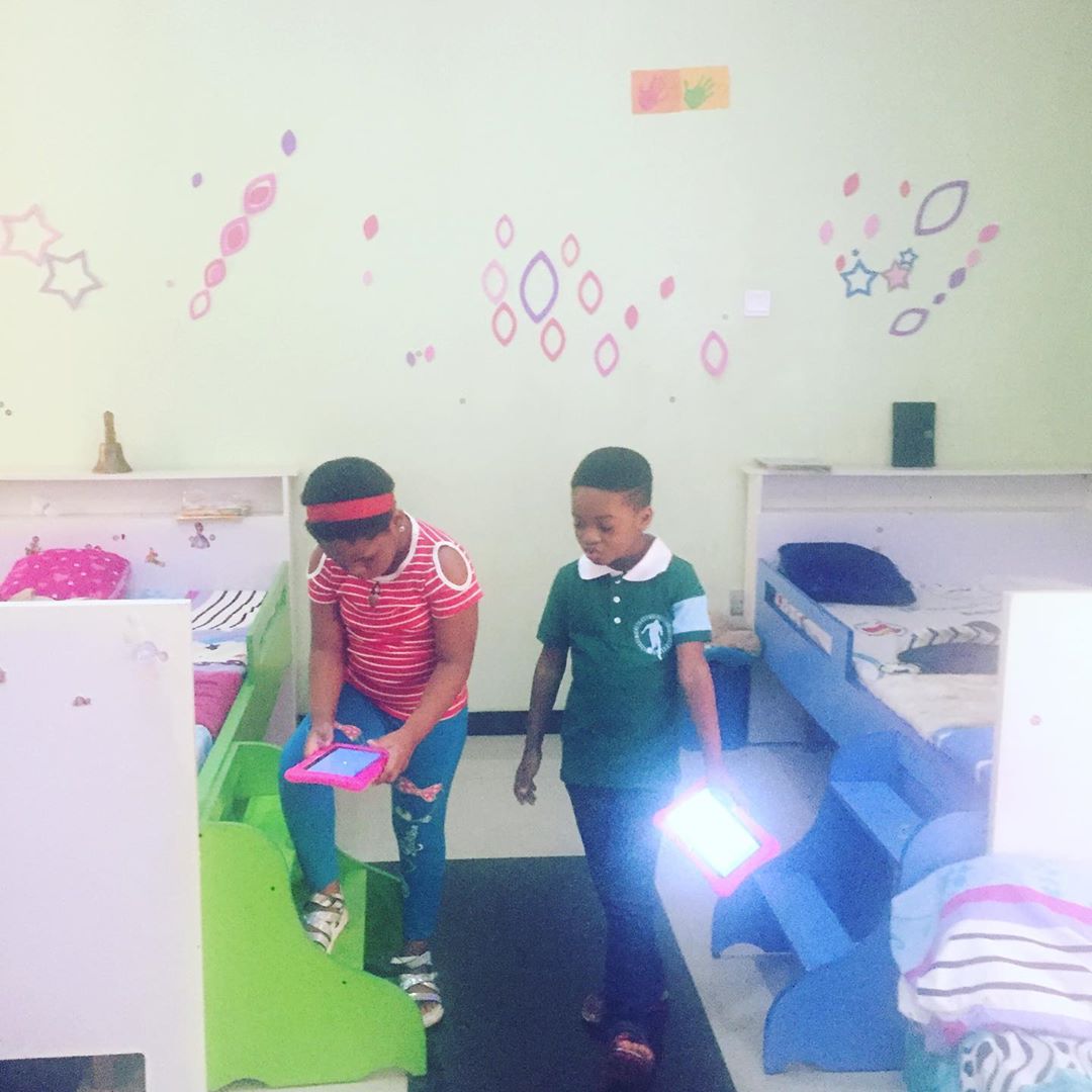 Damola Olatunji And Awoyemi Bukola Grace Twin Kids