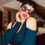 Toke Makinwa Channels Rihanna Short Hair Bold Lip