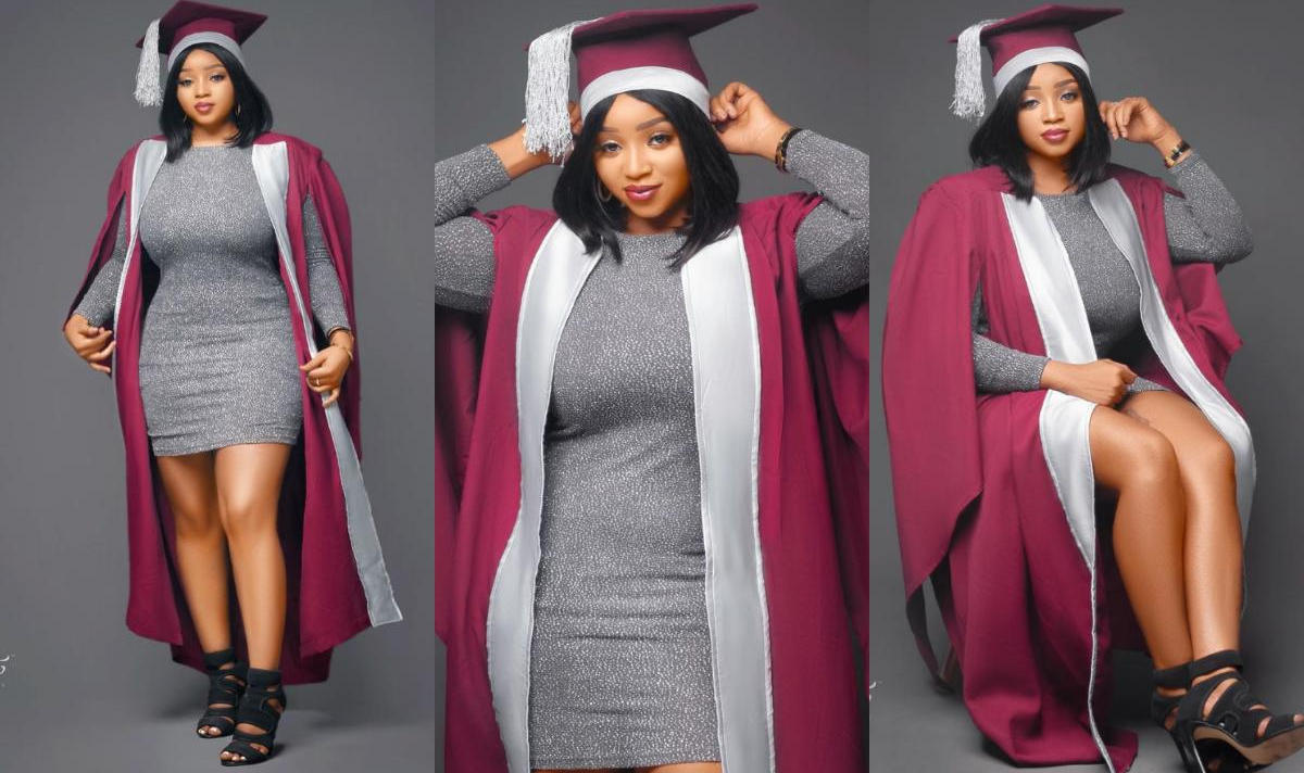 Peju Johnson Graduates ESTG University Benin - Amebo Book