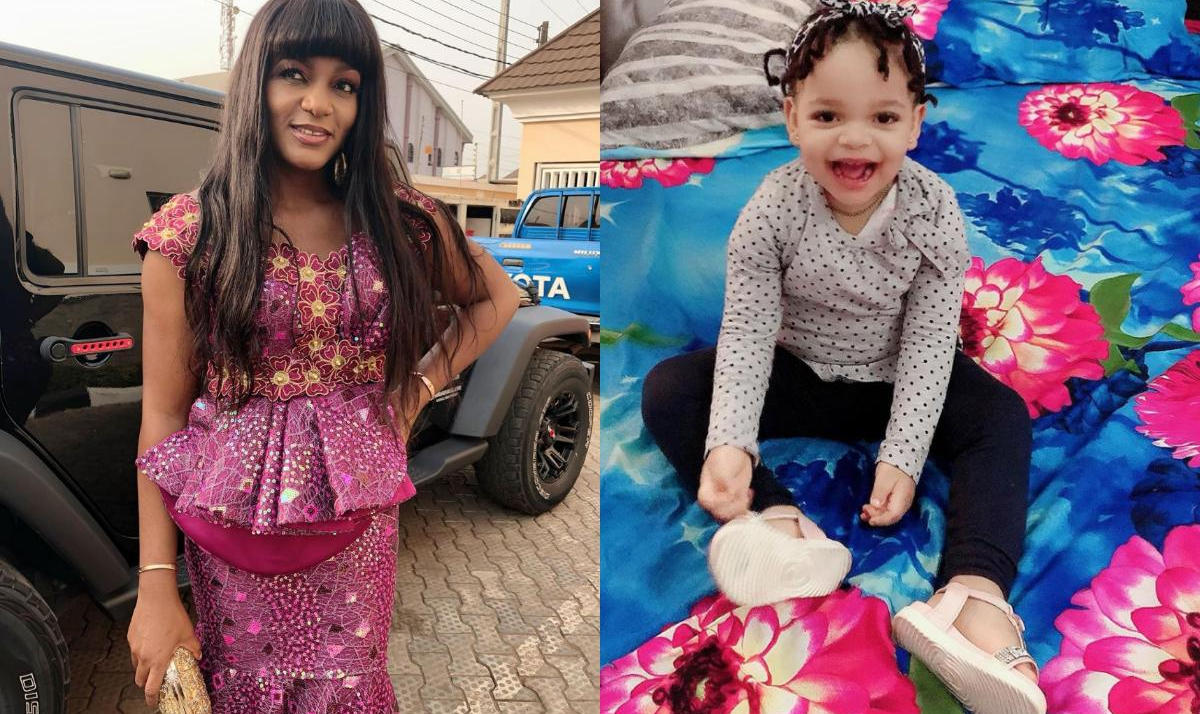 Queen Nwokoye Baby Daughter 2nd Birthday - Amebo Book