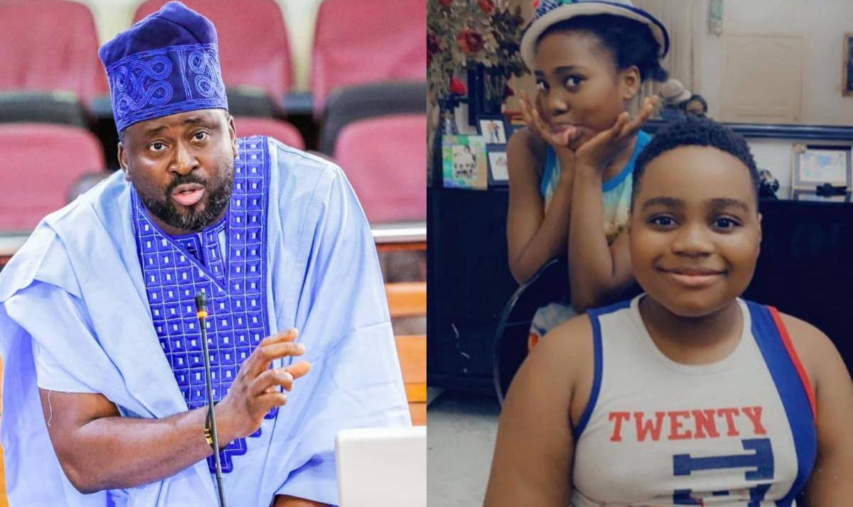 Desmond Elliot Twins Birthday - Amebo Book