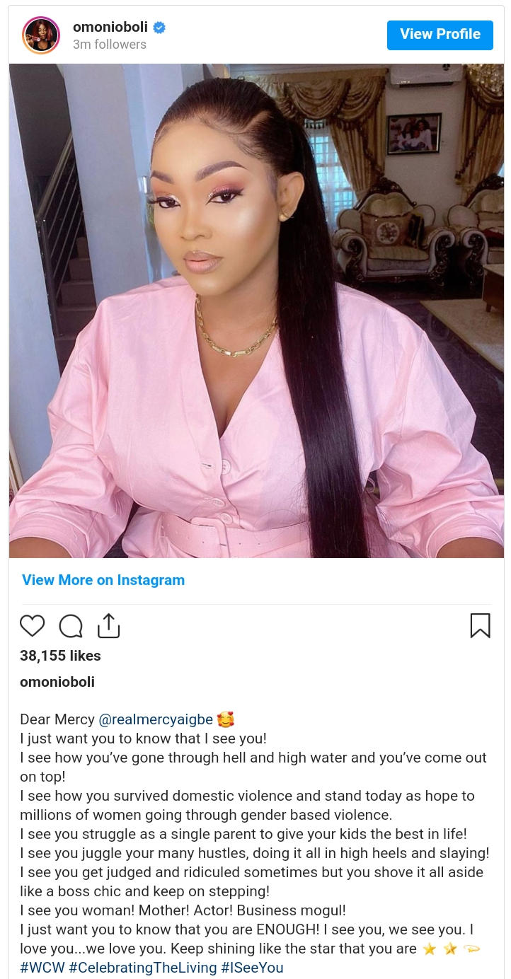 Omoni Oboli Emotional Open Letter To Mercy Aigbe (2) Amebo Book