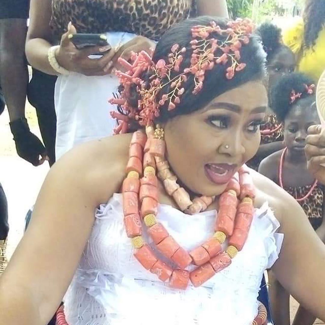 Regina Daniels Mother Rita Chieftaincy Title (2) Amebo Book