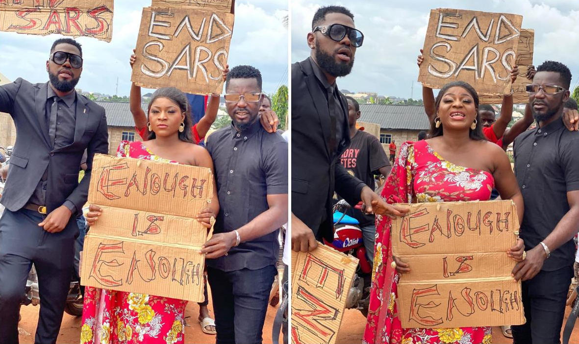 Destiny Etiko #EndSARS Protests - Amebo Book