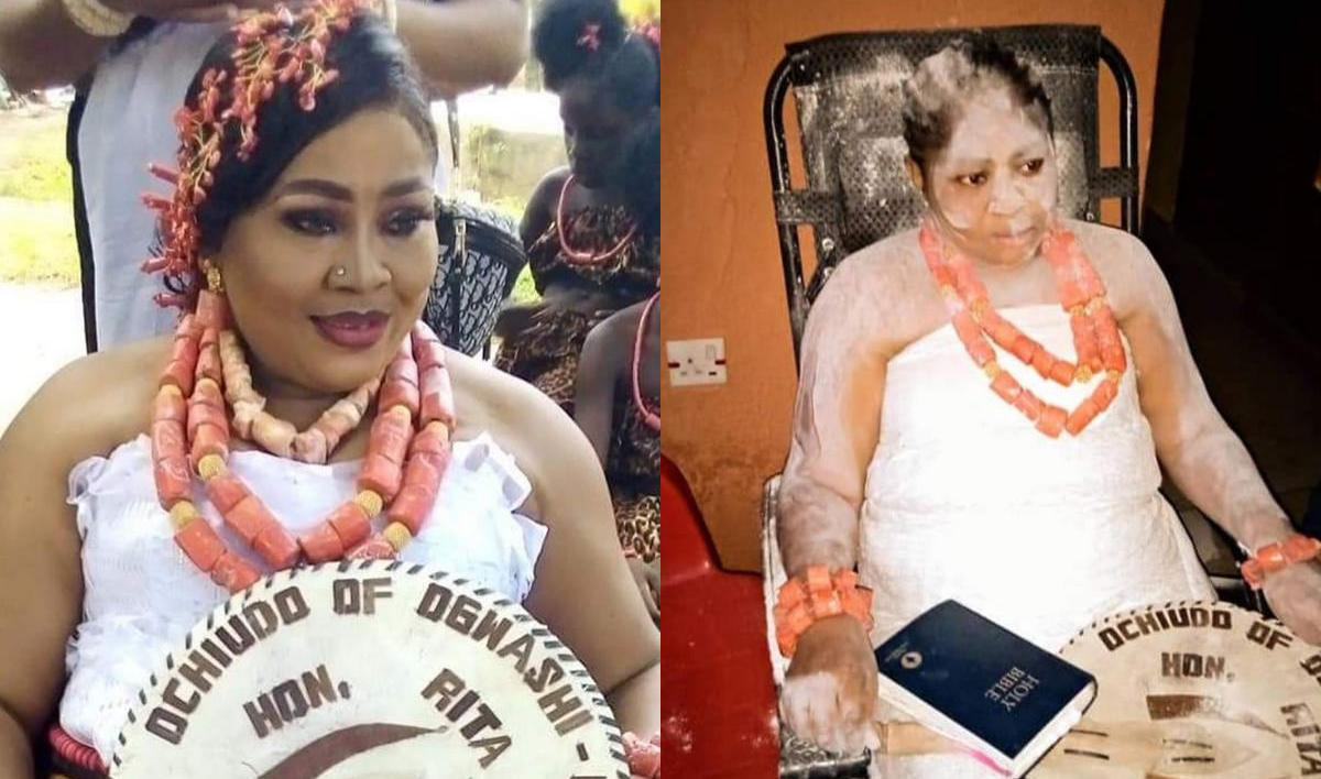 Regina Daniels Mother Rita Chieftaincy Title - Amebo Book