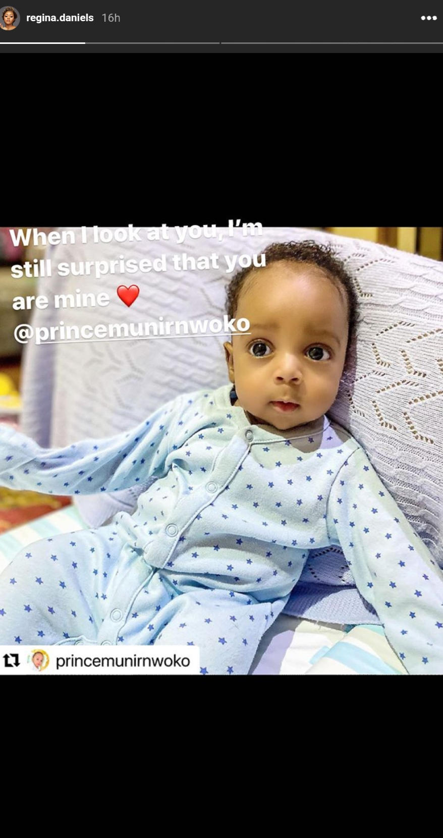 Regina Daniels Surprised Son Is Her Own - Amebo Book