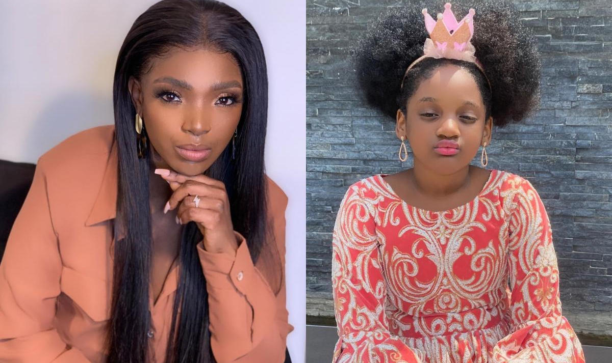 Annie Idibia's Daughter Olivia Dancing After Surgery Dubai