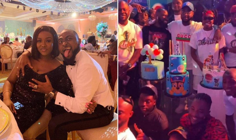 Davido And Chioma Host Lavish 1st Year Birthday For Son Ifeanyi David Adeleke Jr [photos Video