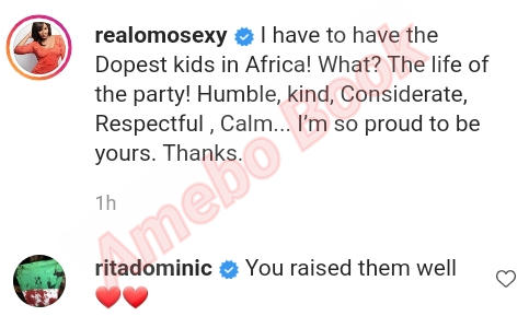 Omotola Jalade Kids Dopest In Africa (2) Amebo Book