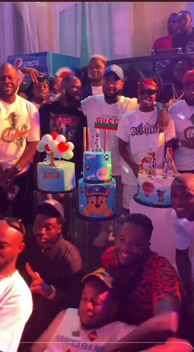 Davido Son Ifeanyi 1st Birthday (2) Amebo Book