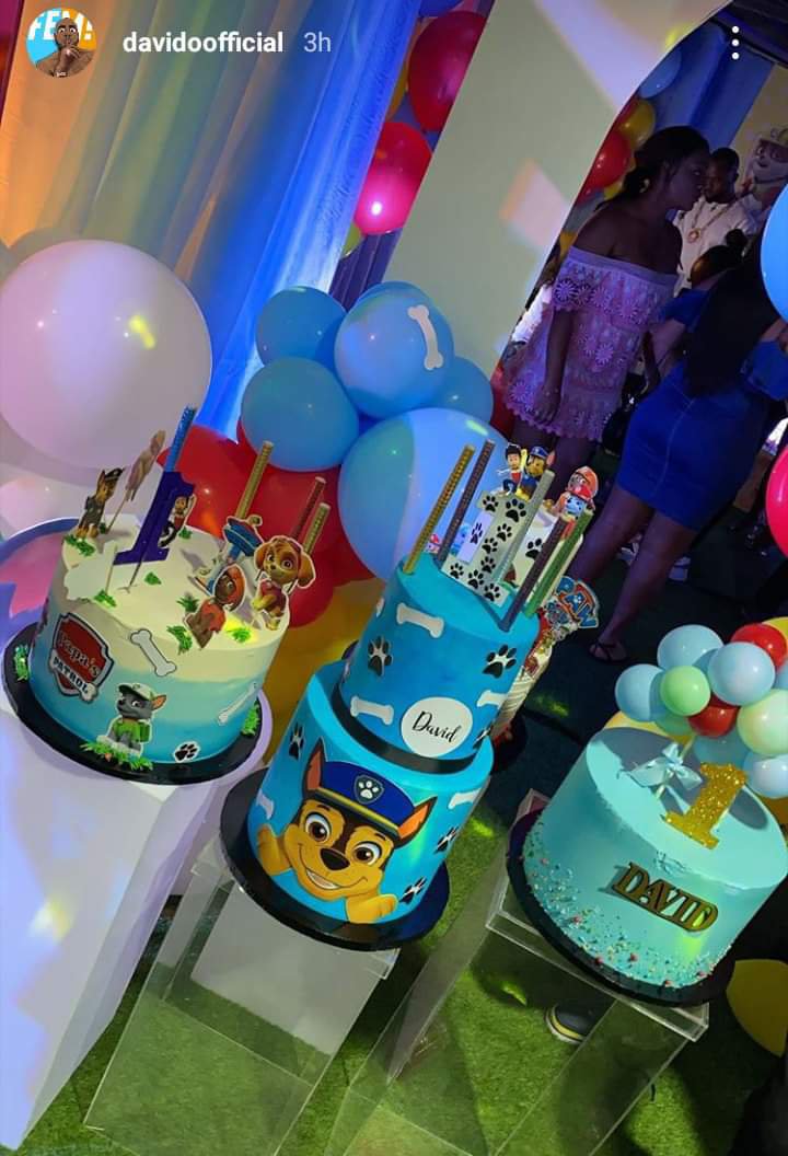 Davido Son Ifeanyi 1st Birthday (3) Amebo Book