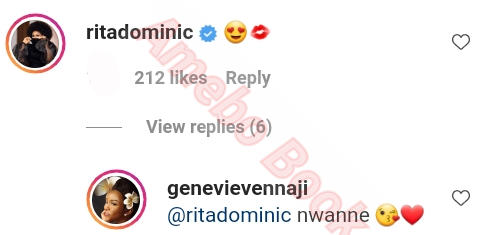 Genevieve Nnaji And Rita Dominic Give Each Other Love (2)