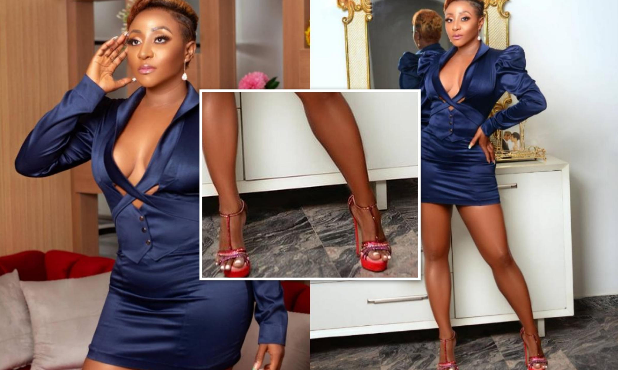 Ini Edo Feet Too Big For Strappy Sandals - Amebo Book