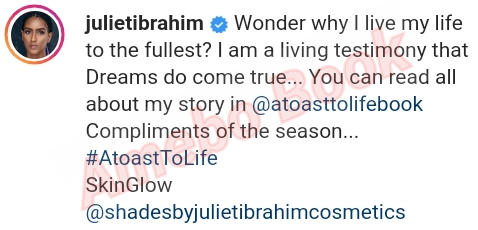 Juliet Ibrahim Living Testimony Dreams Do Come True (2)