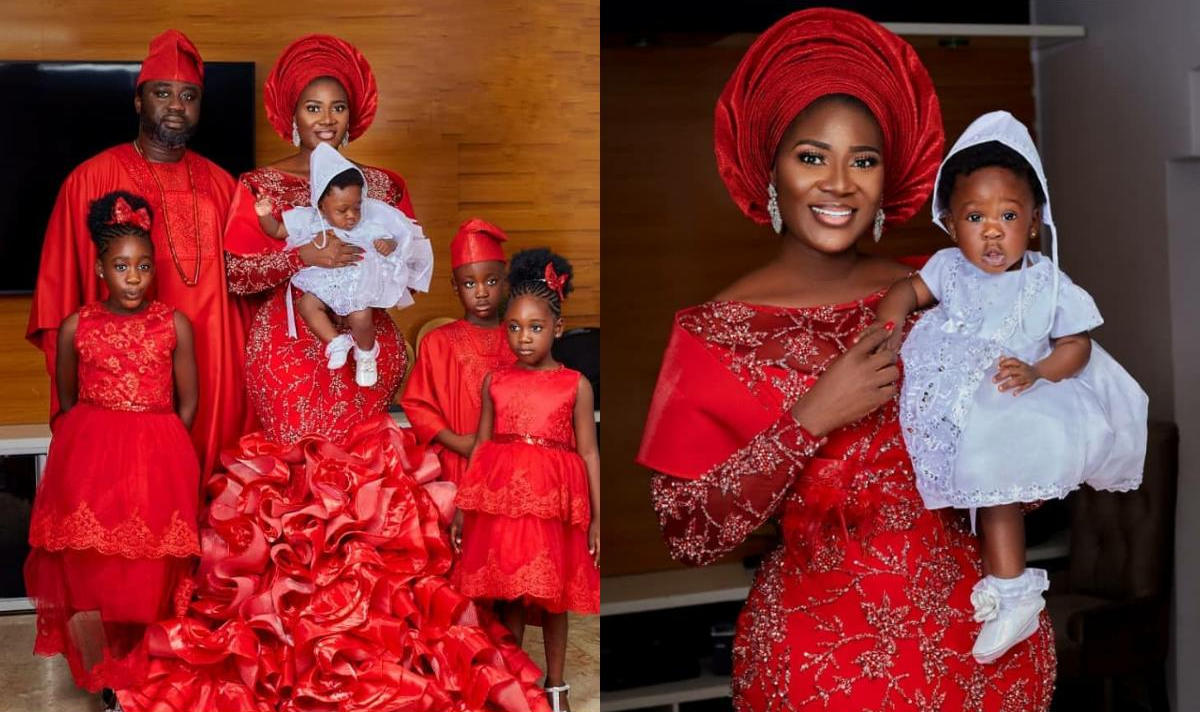 Mercy Johnson Baby Divine-Mercy Dedication - Amebo Book