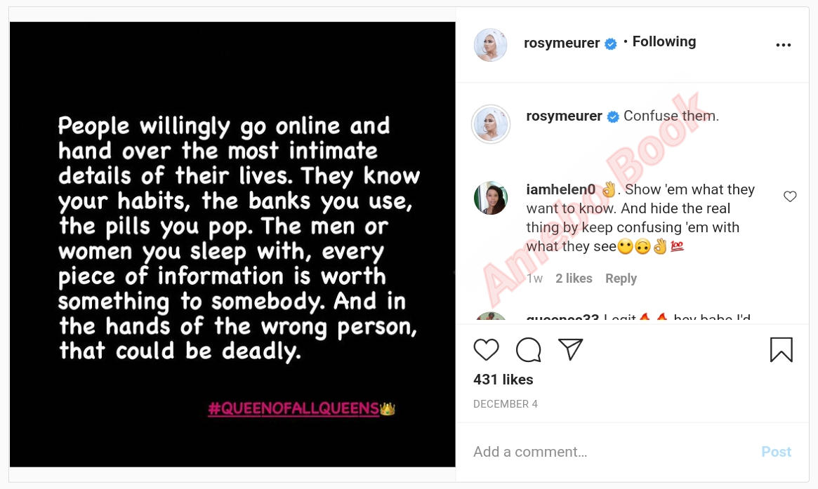 Most Intimate Information Online Very Deadly Rosy Meurer (2)