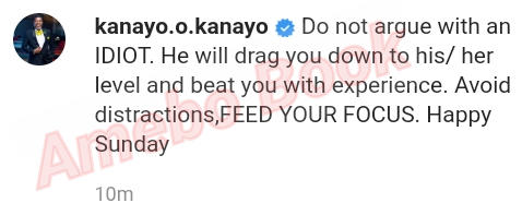 Kanayo O. Kanayo Do Not Argue With An Idiot (2)