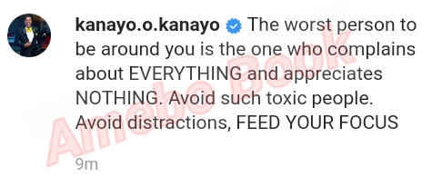 Kanayo O. Kanayo Worst Person To Be Around You (2)