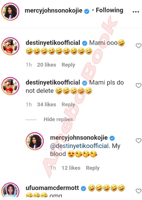 Mercy Johnson Hilarious Instagram Song (3) Amebo Book